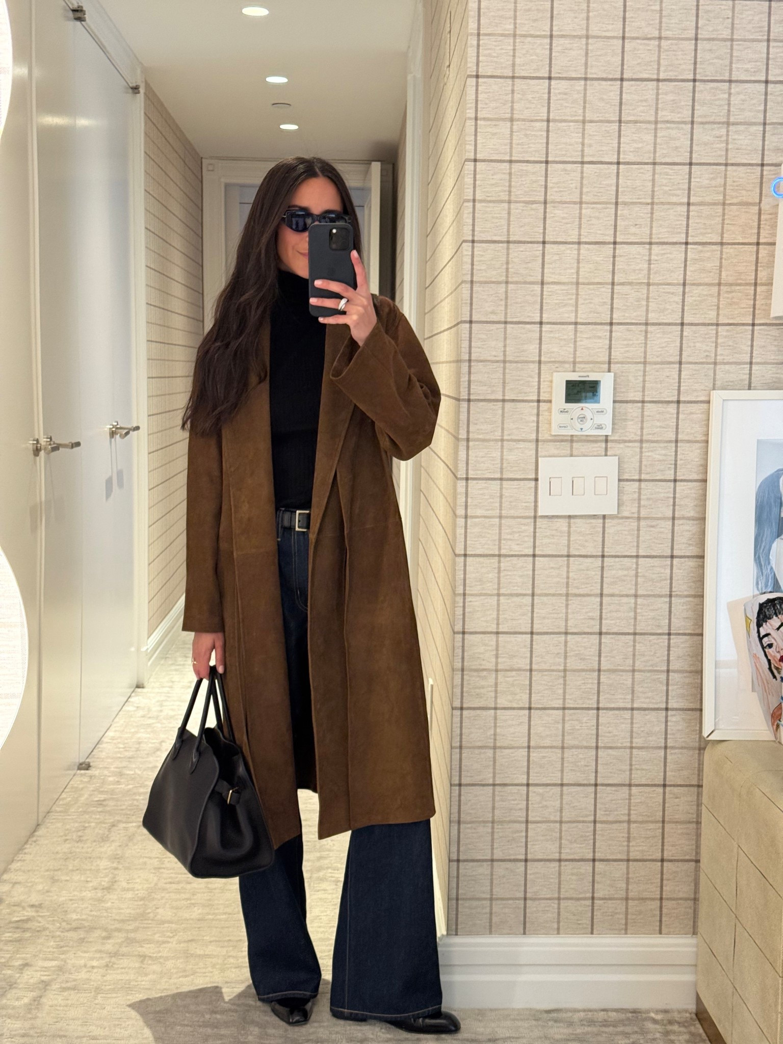 Outfit of the day! My belt is The Row.