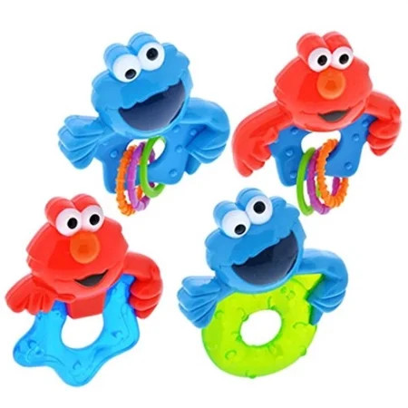 Sesame Street Sesame Beginnings Rattles and Teethers 1 Piece, Chosen at Random | Walmart (US)