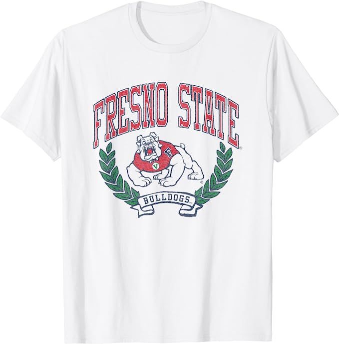 Fresno State Bulldogs Victory Vintage Logo T-Shirt | Amazon (US)