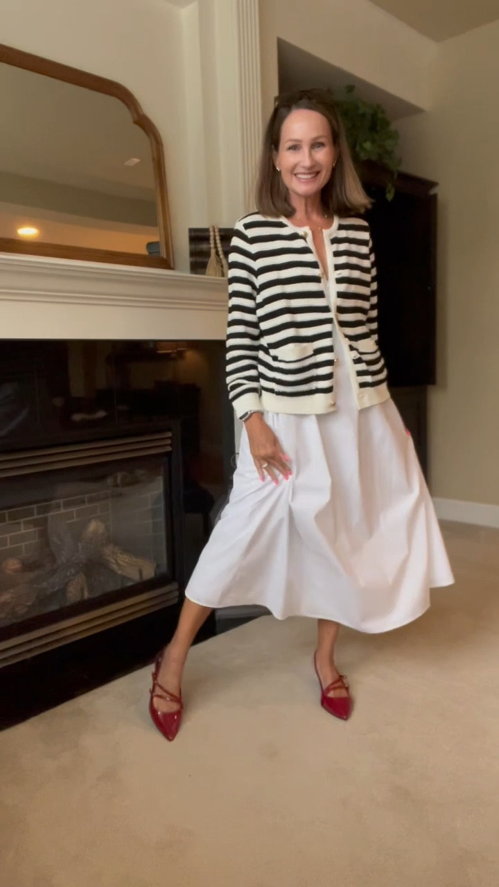 Taking a summer dress into early Fall Dress is from Commense

#LTKOver40 #LTKVideo