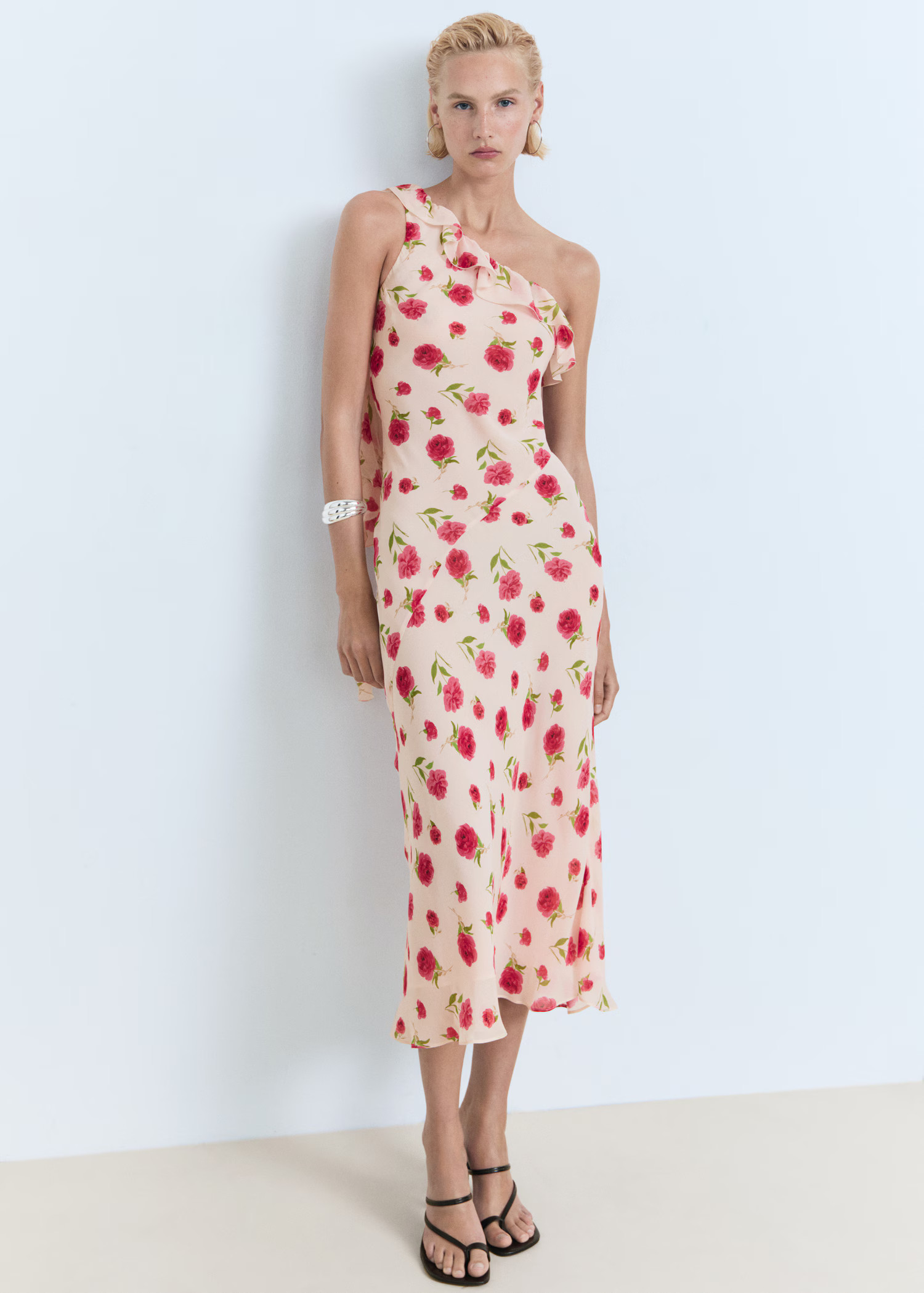 Floral ruffled dress - Women | MNG Australia | Mango (US/MX/AU)