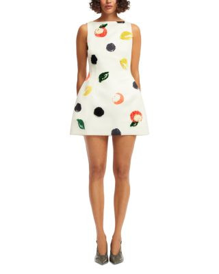 Leo Lin Ali Embellished Boat Neck Mini Dress | Bloomingdale's (US)