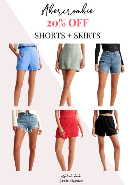 20% off almost everything at Abercrombie including shorts + skirts! 

Linen shorts // linen skirt // black shorts // dad shorts // denim shorts // distressed shorts 

#LTKStyleTip #LTKSeasonal #LTKSaleAlert