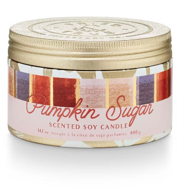 Storied Home Tried & True Pumpkin Sugar Large Tin Candle | Target