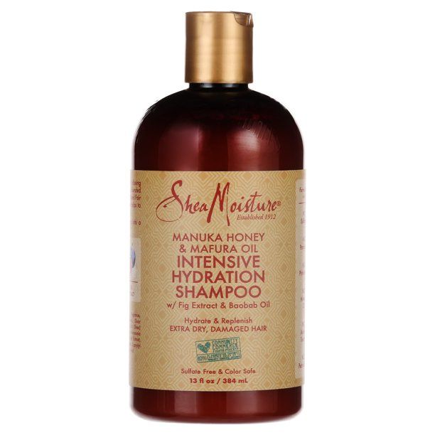 SheaMoisture Manuka Honey & Mafura Oil Intensive Hydration Shampoo 13 fl oz | Walmart (US)