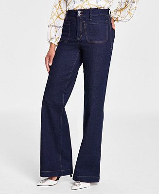I.N.C. International Concepts Women's High-Rise Wide-Leg Jeans, Created for Macy's - Macy's | Macy's