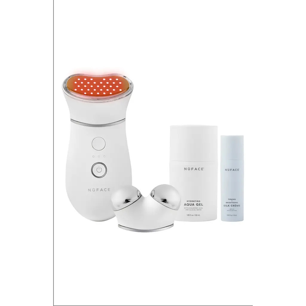NuFACE® TRINITY+ Microcurrent Facial Toning Device with LED Red Light Attachment at Nordstrom | Nordstrom