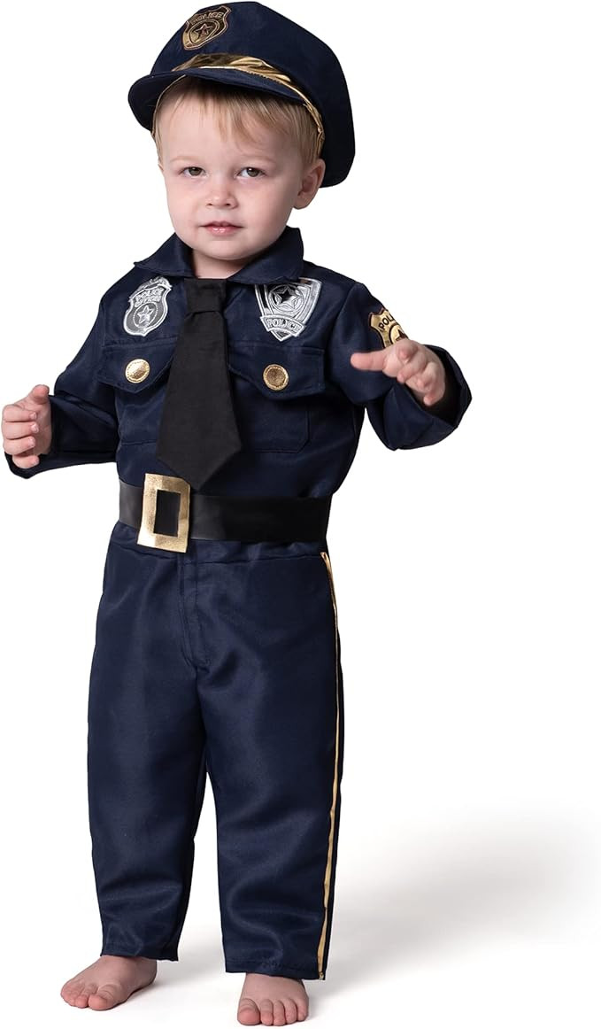 Spooktacular Creations Baby Unisex Police Costume for Toddler Cop Costume Halloween Pretend Play,... | Amazon (US)