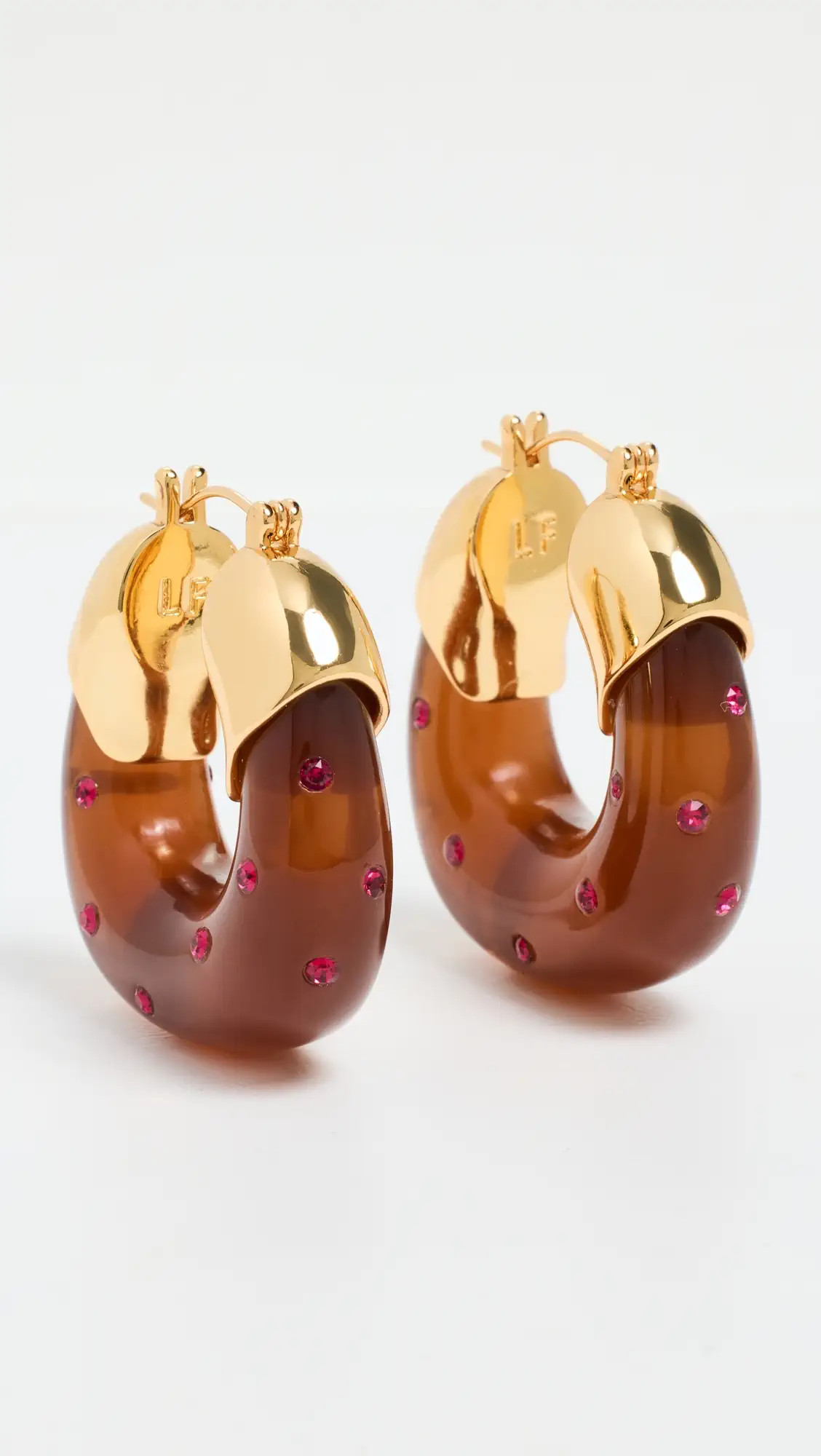 Lizzie Fortunato Organic Hoops In Studded Auburn | Shopbop | Shopbop