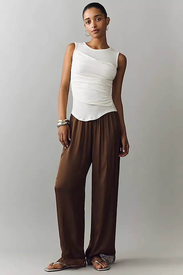 Heirloom Lace Wide-Leg Pants | Anthropologie (US)