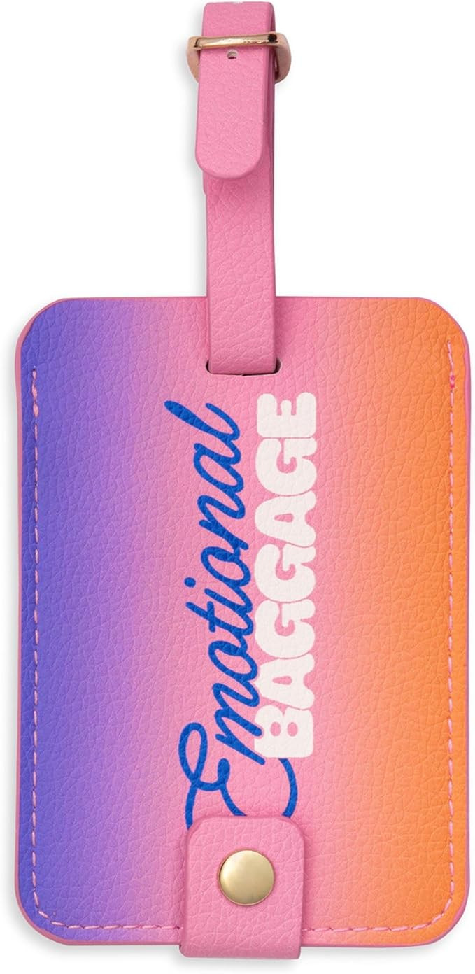 Ban.do Getaway Suitcase Tag for Travel, Durable Vegan Leather Luggage Identifier, Emotional Bagga... | Amazon (US)