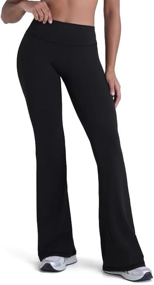 Sunzel Women's Butt Lifting Flare Leggings High Waisted No Front Seam Tummy Control Workout Gym Y... | Amazon (US)