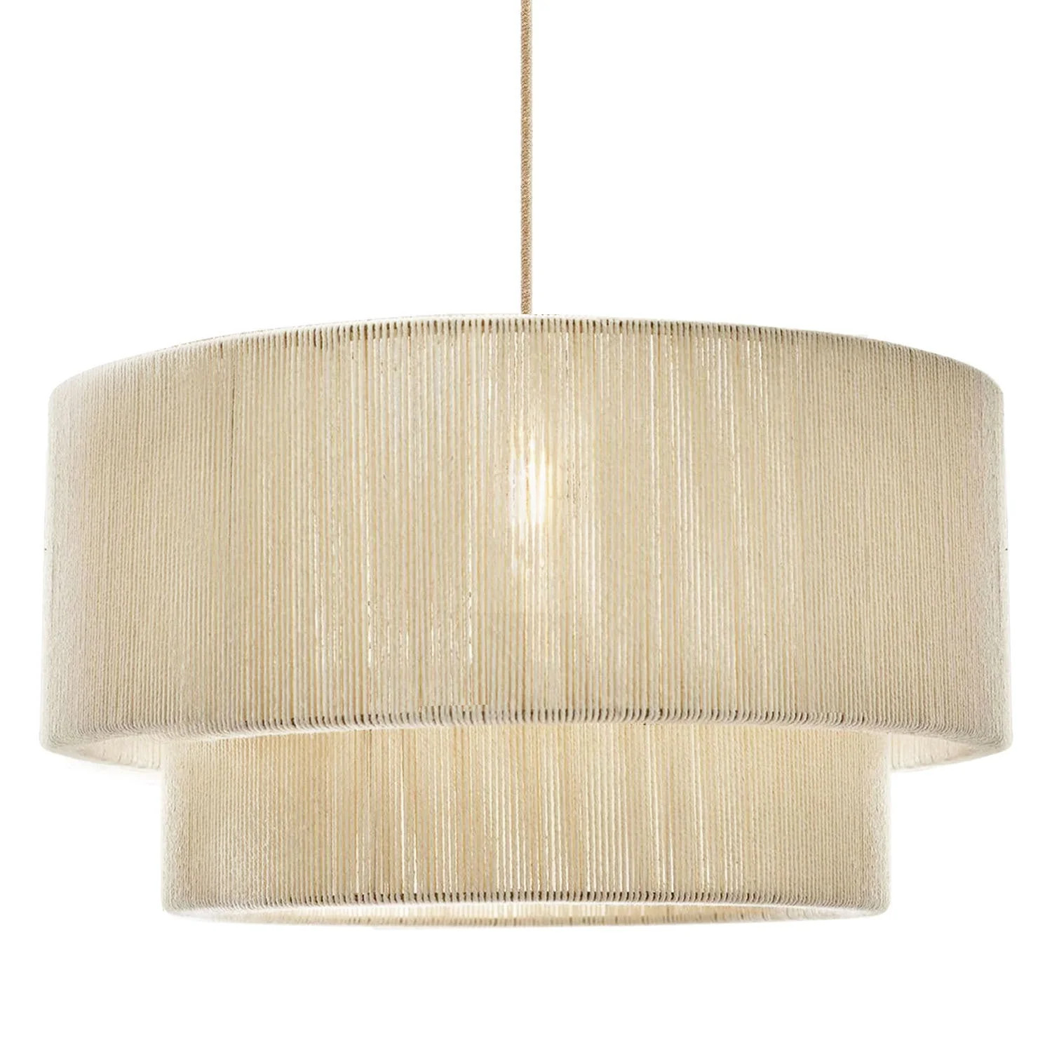 Elaine Rattan Pendant Light | Rowabi
