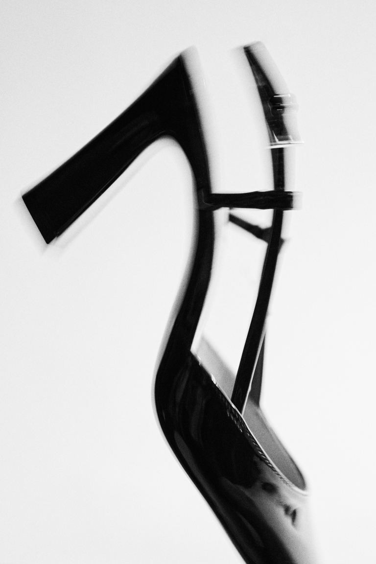 Patent Slingbacks - Black - Ladies | H&M US | H&M (US + CA)