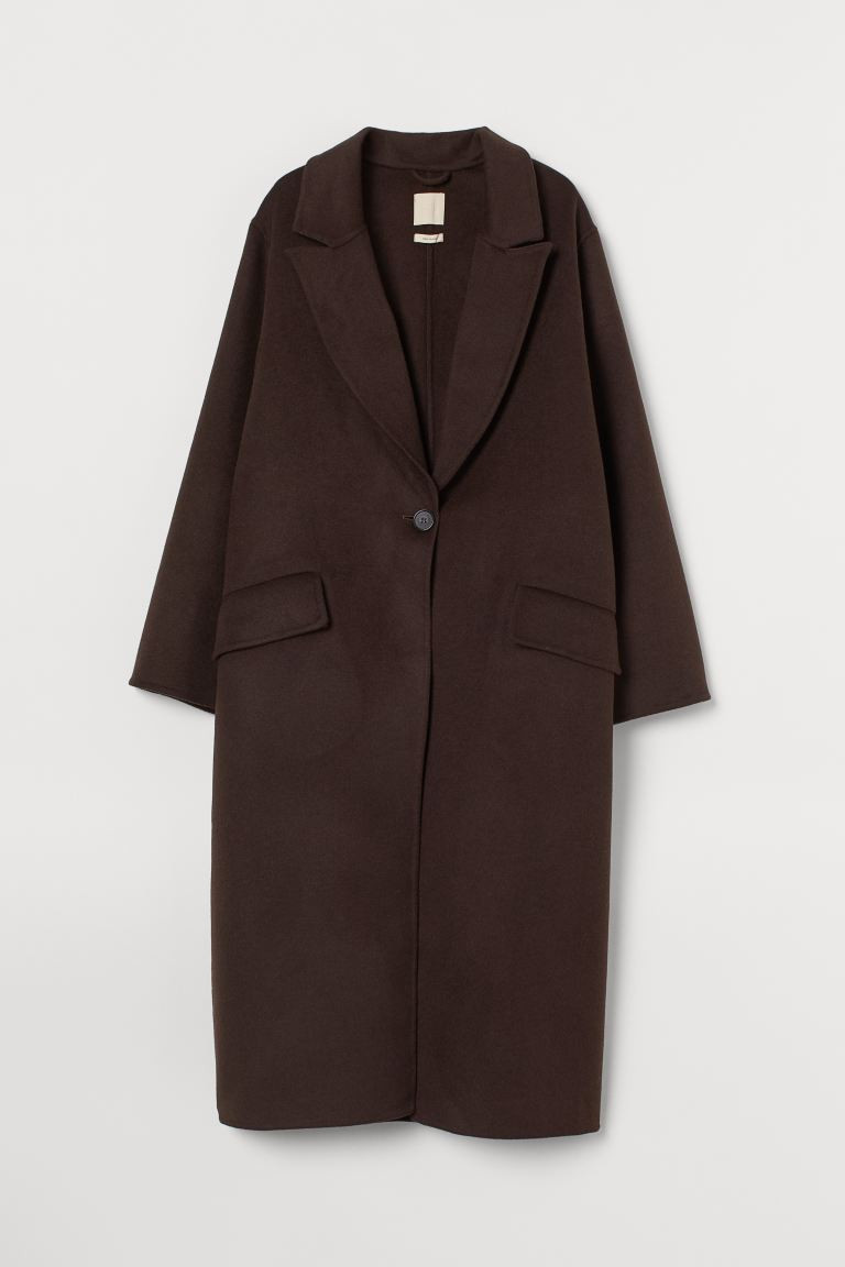 Oversize-Mantel aus Wollmix | H&M (DE, AT, CH, NL, FI)