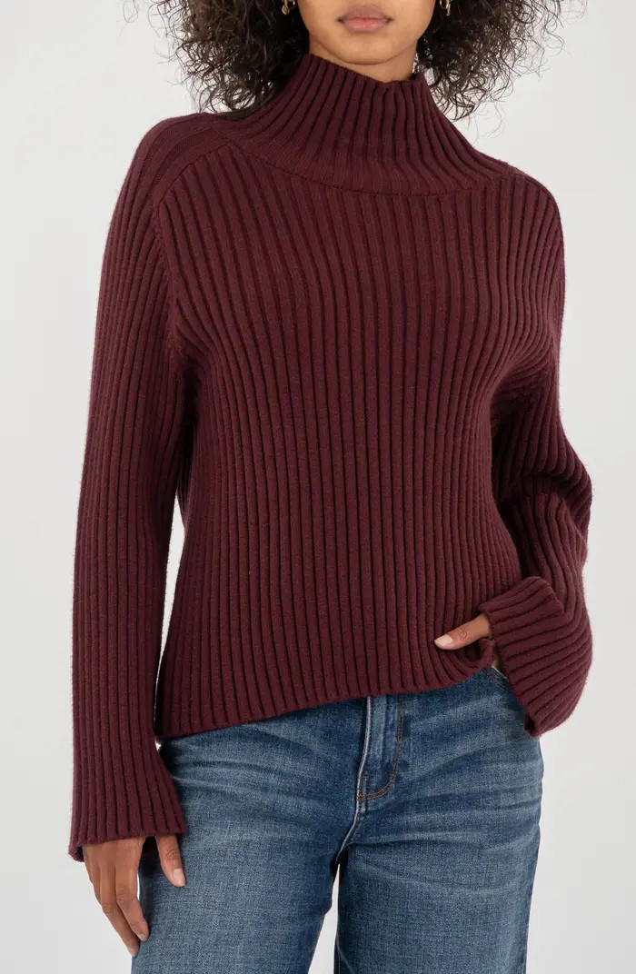 Hera Mock Neck Rib Sweater | Nordstrom