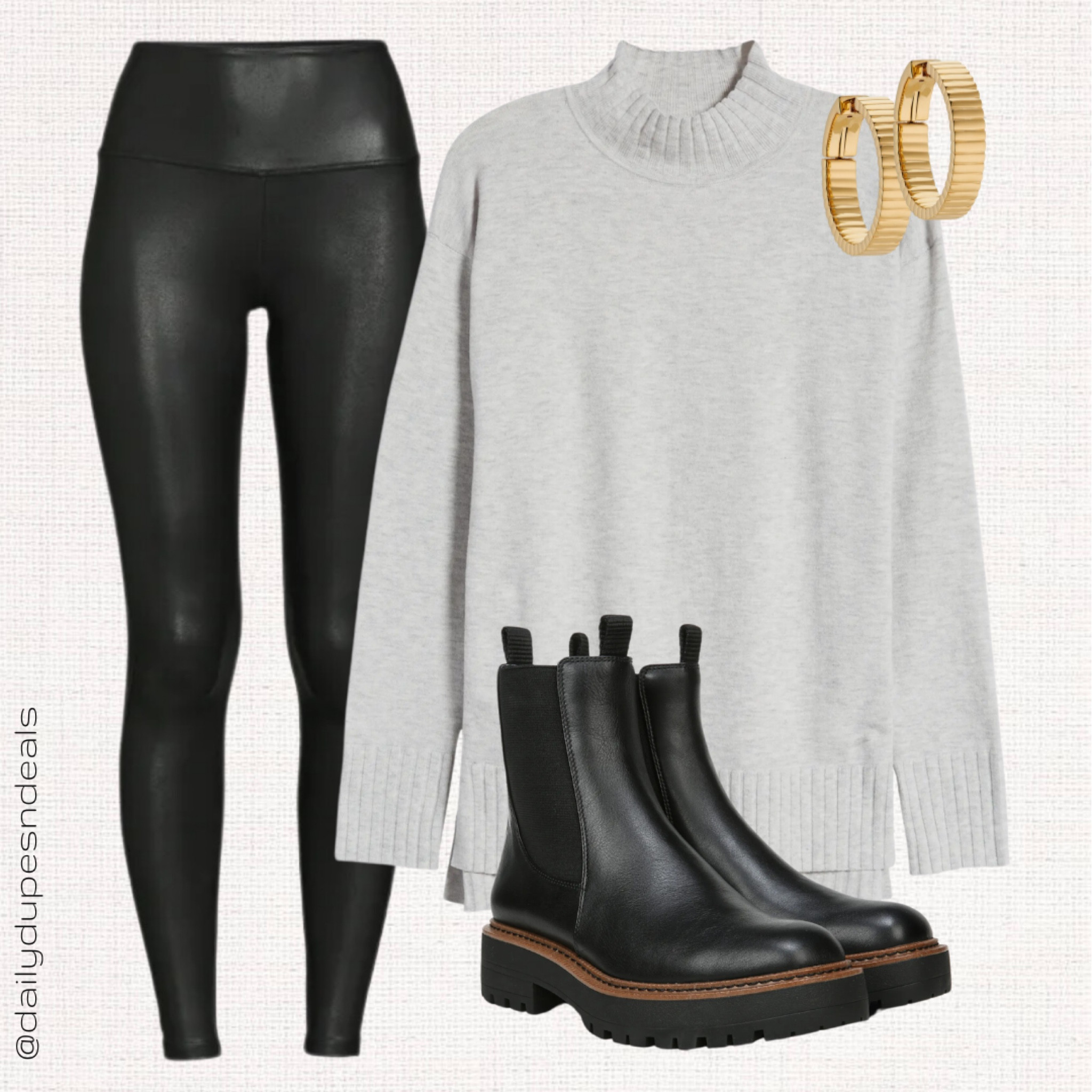 Fall winter sweater faux leather leggings boots Walmart Amazon Nordstrom 

#LTKfindsunder50 #LTKstyletip #LTKSeasonal