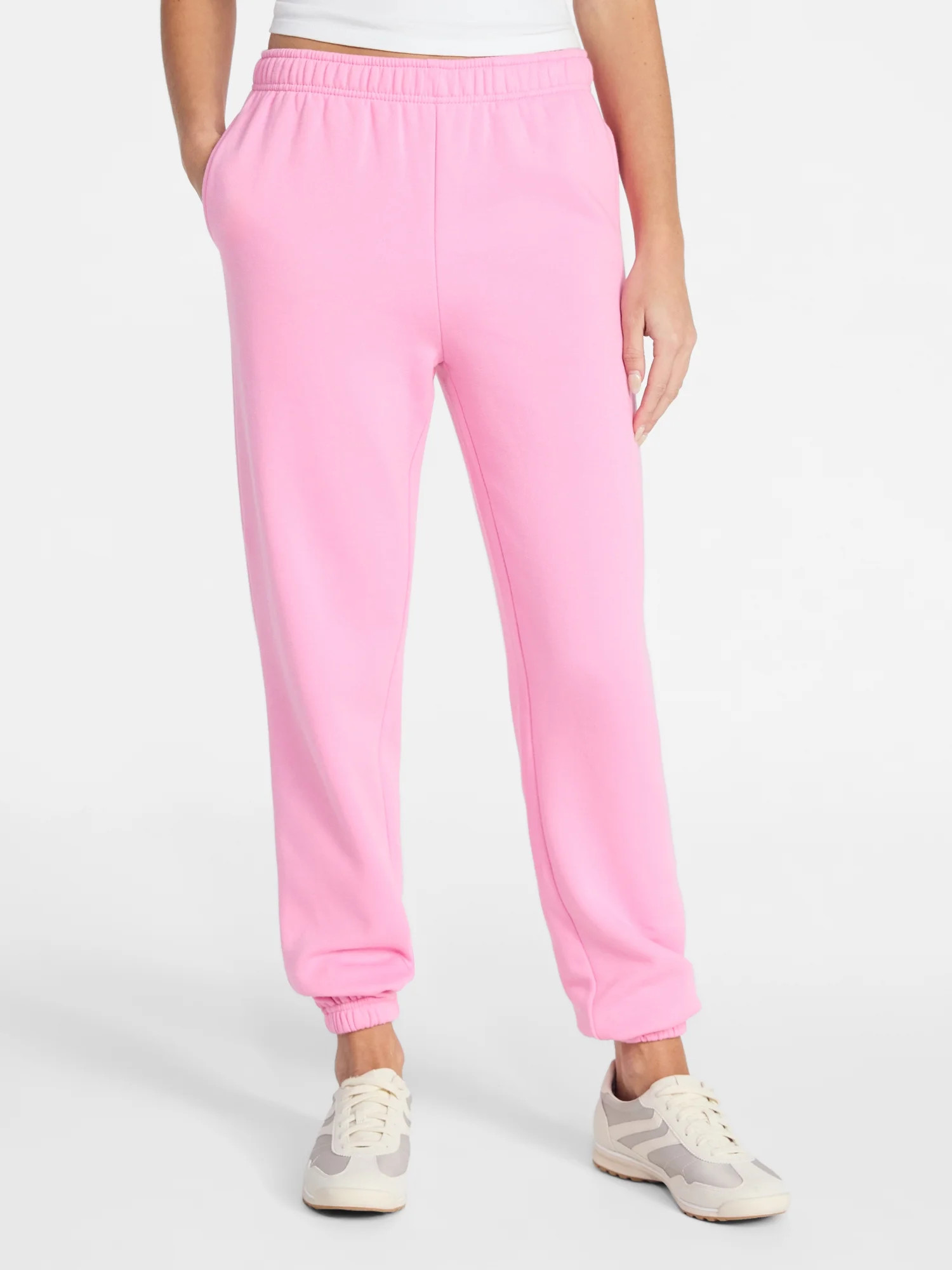 No Boundaries Soft Fleece Joggers, 29'' Inseam, Women's XXS-4X | Walmart (US)