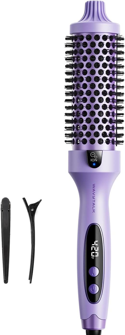 Wavytalk Thermal Brush, Blowout Boost 1.5 inch Heated Round Brush for Blowout Look, Negative Ion ... | Amazon (US)