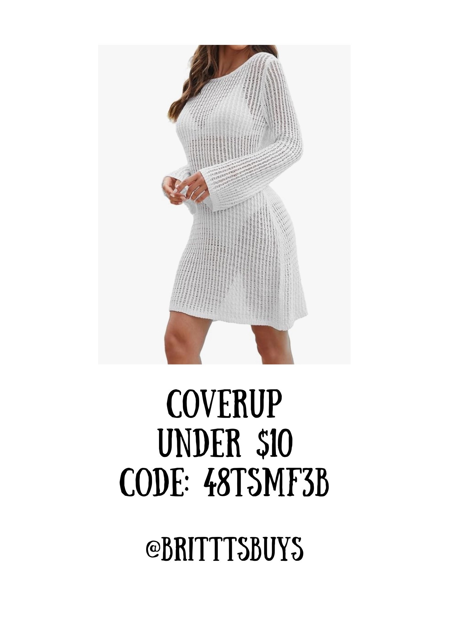 Coverup under $10!! Use promo code: 48TSMF3B 

#LTKSwim #LTKBeauty #LTKMidsize