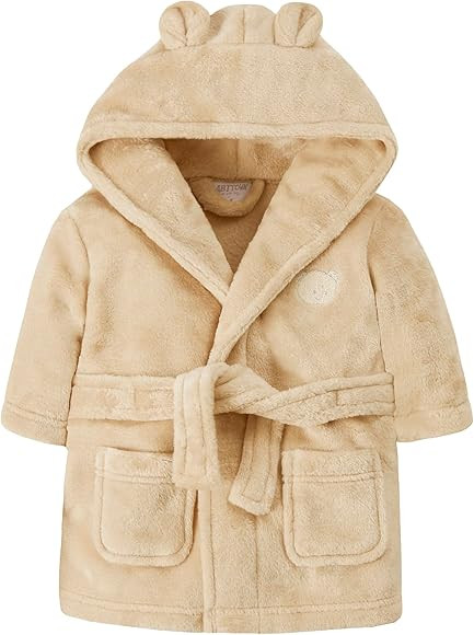 undercover lingerie Babys/Toddlers Infant Kid Soft Fleece Hooded Dressing Gown Bath Robe | Amazon (UK)