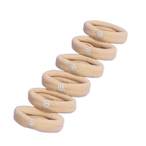 Gimme Beauty Thick Fit Hair Bands, Damage Free Hair Ties Made with Seamless Microfiber Elastics in Beige at Nordstrom | Nordstrom