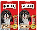 2 Pack Milk-Bone Mini's Peanut Butter Flavor Variety Dog Treats, 15-oz box | Amazon (US)