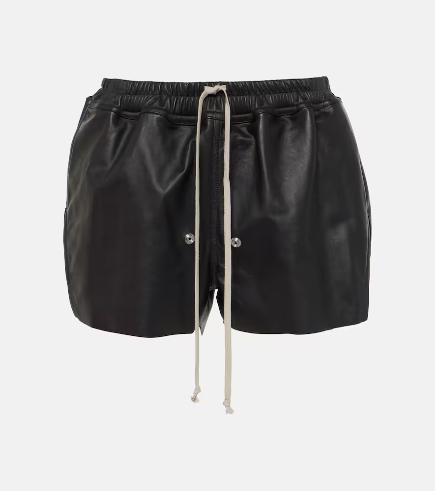 Rick Owens Leather shorts | Mytheresa (US/CA)