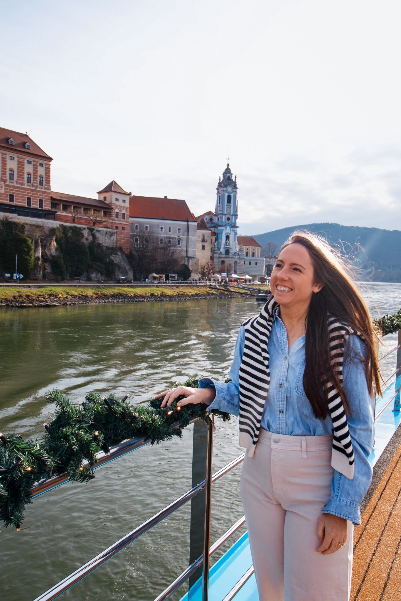 Spring layering outfit, denim, wide leg jeans, 

Travel Tip: cardigans are the best way to change up an outfit when traveling with a carry on

Europe River Cruisee

#LTKgrwm #LTKTravel #LTKootd
