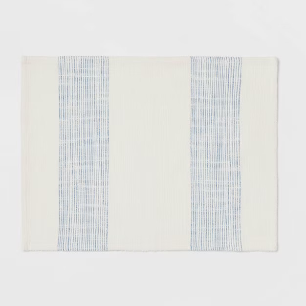 Cotton Striped Border Placemat - Threshold™ | Target