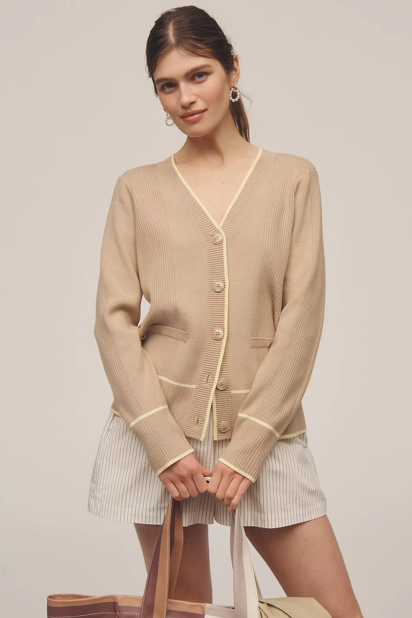 By Anthropologie V-Neck Cardigan Sweater | Anthropologie (US)