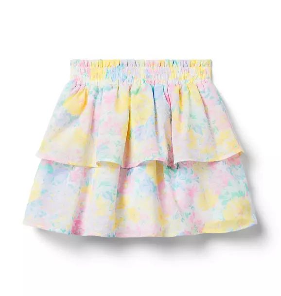 Floral Tiered Chiffon Skirt | Janie and Jack