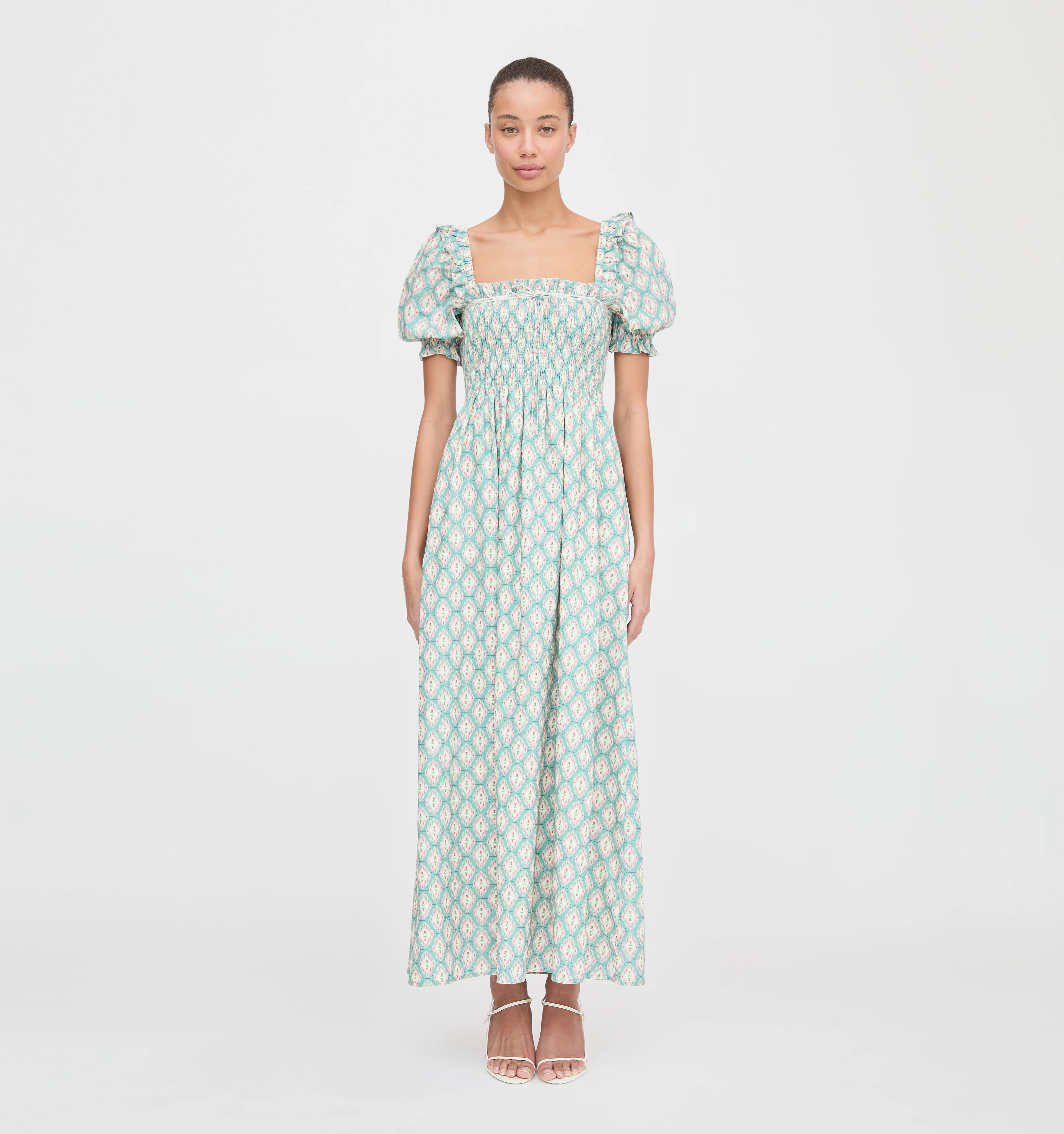 The Scarlett Nap Dress - Raspberry Ikat | Hill House Home US