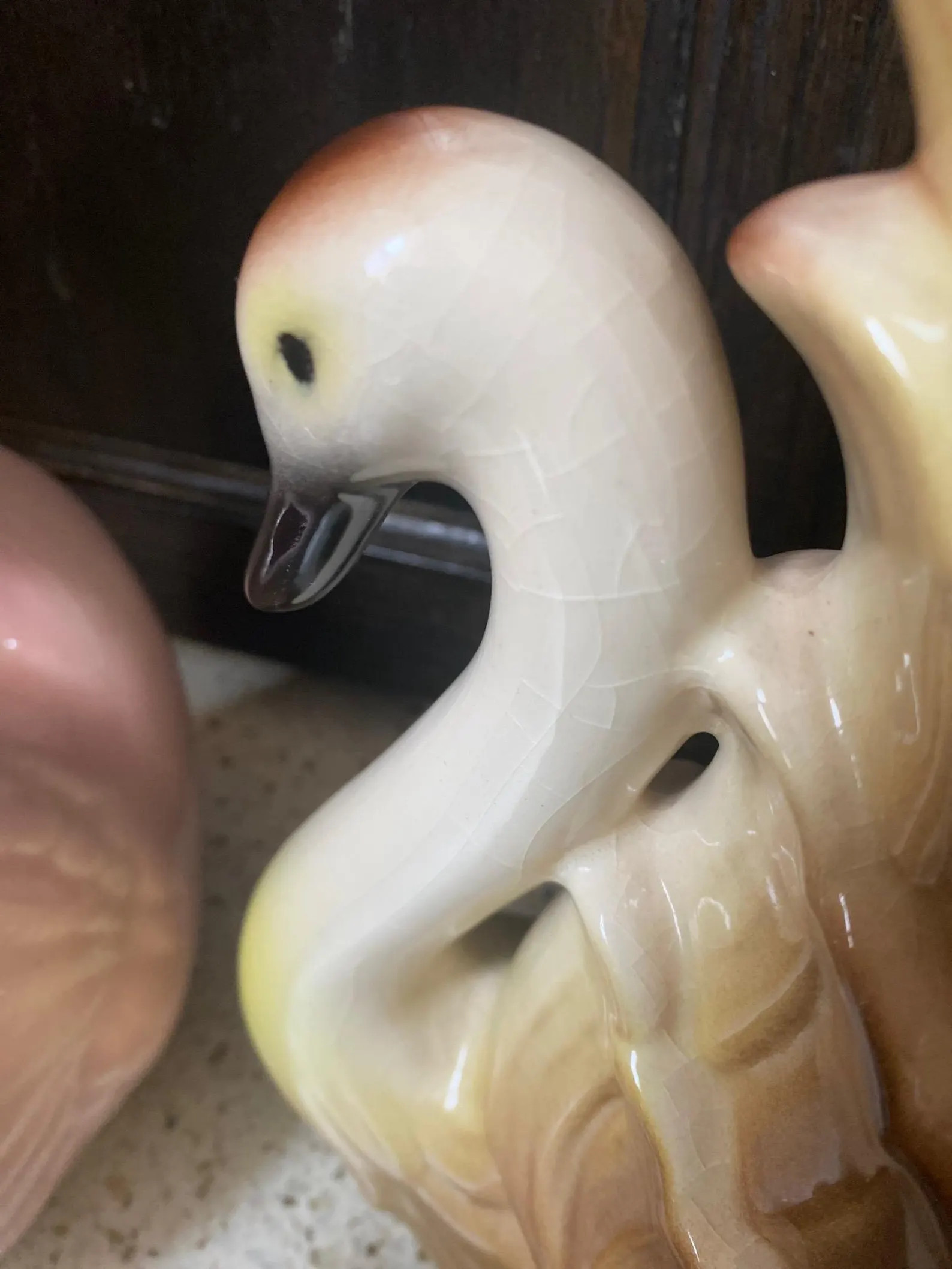 Vintage Bird Planter. Pink Swan Planter. Green Duck Planter. Large Swan. Collectible Vintage USA ... | Etsy (US)