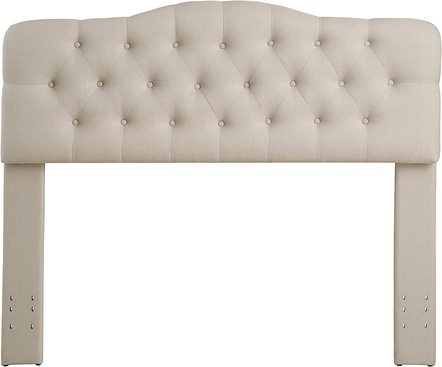 Rosevera Givanna Adjustable Heigh Headboard with Linen Upholstery and Button Tufting for Bedroom,... | Amazon (US)