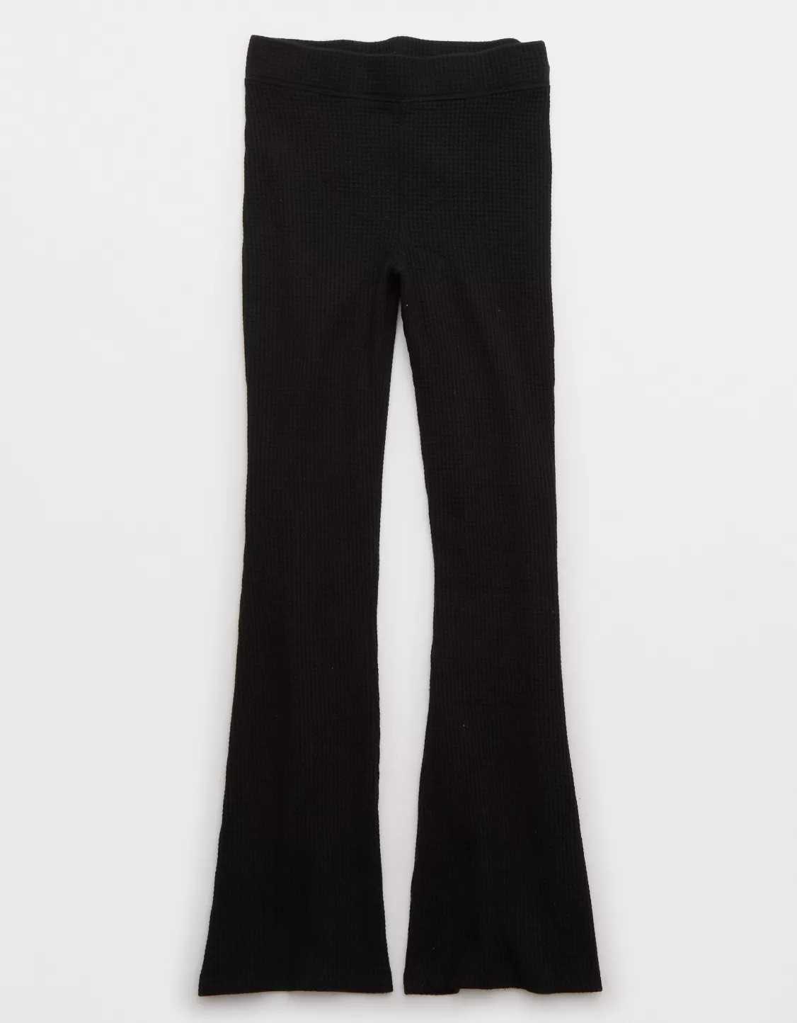 Aerie Waffle High Waisted Flare Pant | Aerie