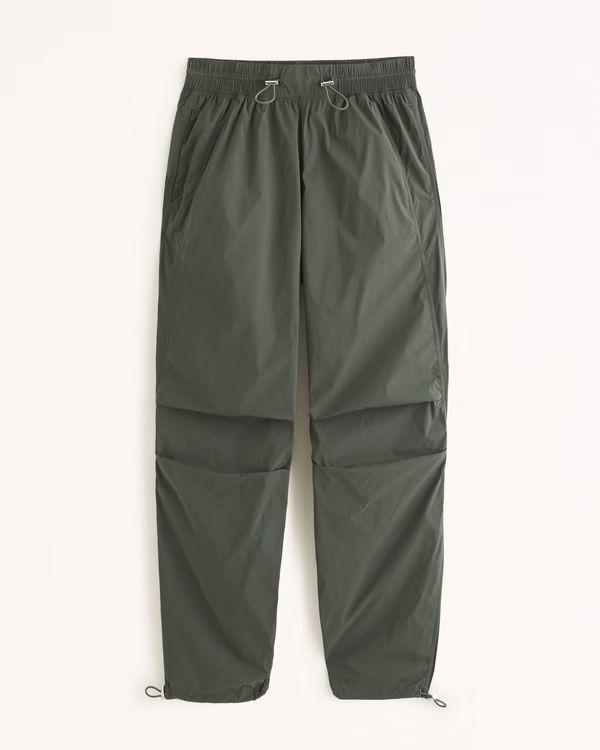 YPB Crinkle Nylon Parachute Jogger | Abercrombie & Fitch (US)