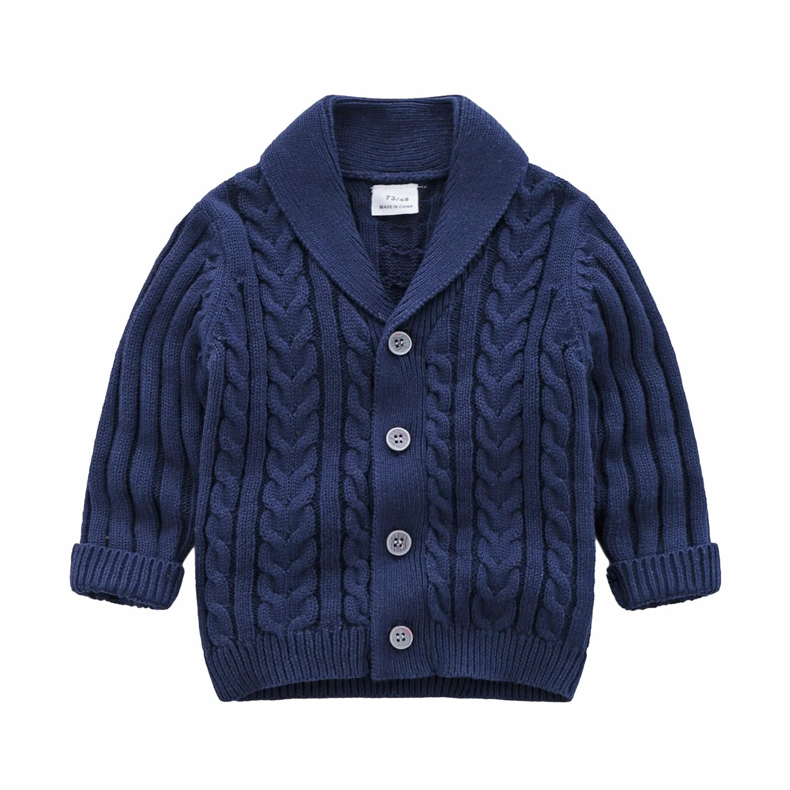 NOKIO Baby Boys Girls Knit Cardigan Sweater, Toddler Baby Girls Boys Solid Spring Winter Long Sle... | Walmart (US)