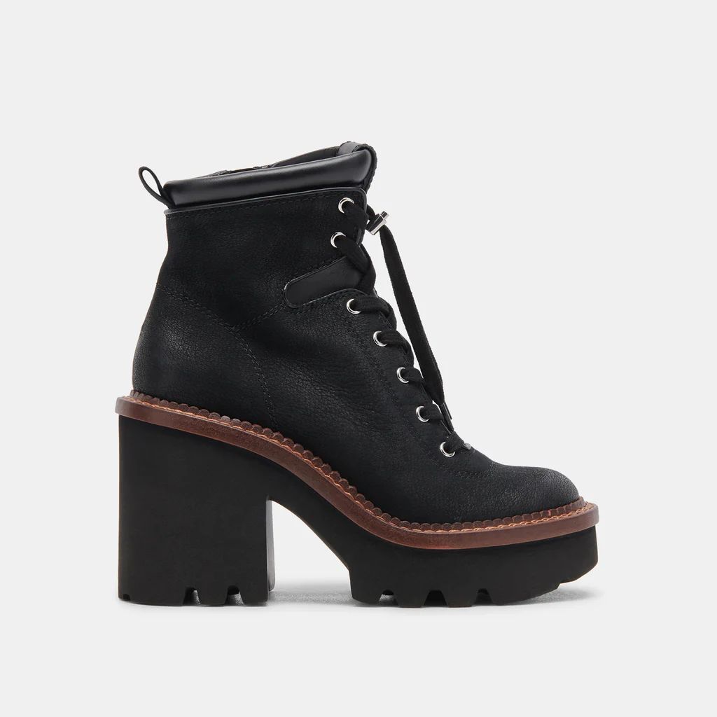 DOMMIE BOOTS BLACK NUBUCK | DolceVita.com