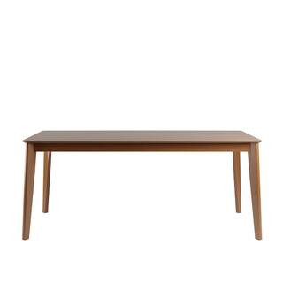Tudor 70.86 in. Rectangle Maple Cream MDF Dining Table (Seats 6) | The Home Depot