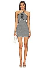 Lovers and Friends Luna Mini Dress in Black & White from Revolve.com | Revolve Clothing (Global)