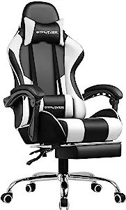 GTPLAYER Gaming Chair, Computer Chair with Footrest and Lumbar Support, Height Adjustable Gaming ... | Amazon (US)