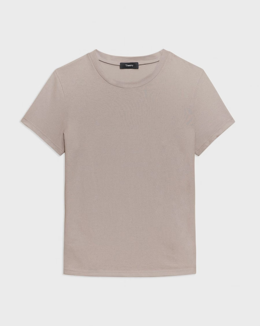 Blue Organic Cotton Tiny Tee | Theory | Theory