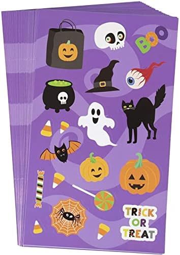 720 Pieces Small Halloween Stickers for Kids, Candy Bags, Trick-or-Treat Buckets, Favors (20 Designs | Amazon (US)