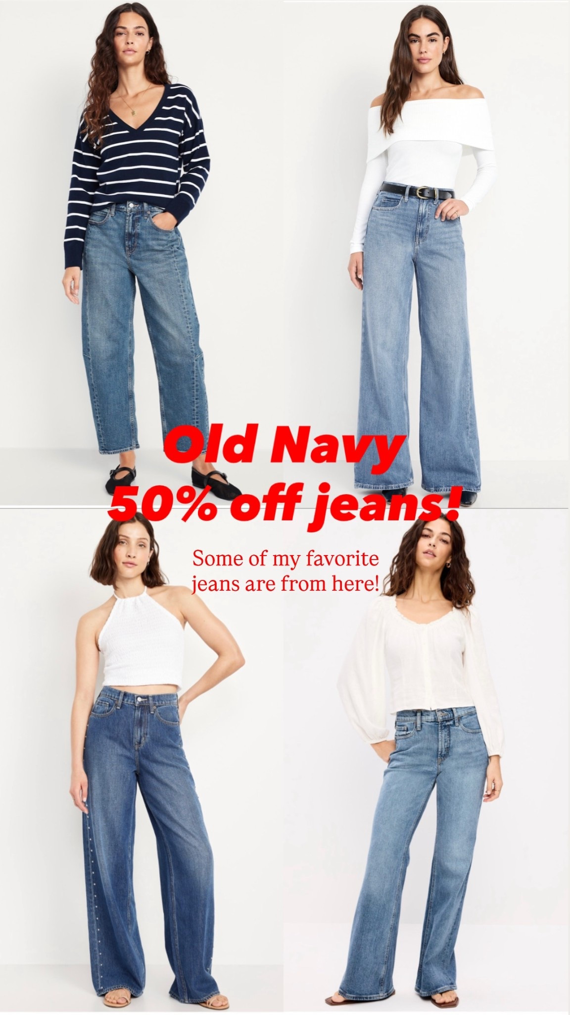 Some of my FAV jeans are from Old Navy! Highly recommend! 

#LTKSaleAlert #LTKootd #LTKMidsize