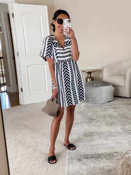Summer dress. Vacation dress. Looks designer. Restocked and on sale for $27 with code VIP for cardholders; $33 otherwise with code  True to size  Also comes as a top. 

#LTKunder50 #LTKsalealert #LTKstyletip