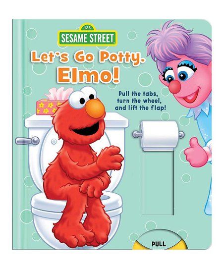 Sesame Street Let's Go Potty, Elmo Board Book | Zulily