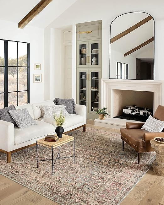 Loloi II Adrian Collection ADR-06 Ocean/Clay, Traditional 3'-6" x 5'-6" Accent Rug | Amazon (CA)