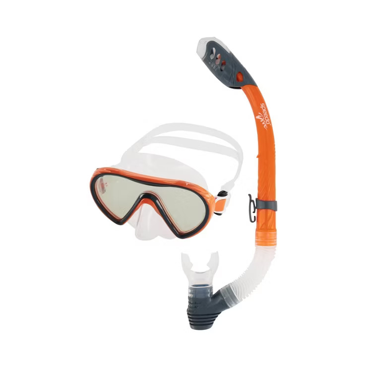 Speedo Adult Expedition Mask - Oriole/Gray | Target