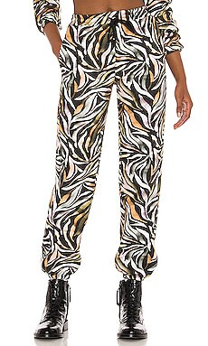 BEACH RIOT X REVOLVE Savannah Sweatpant in Neutral Zebra from Revolve.com | Revolve Clothing (Global)